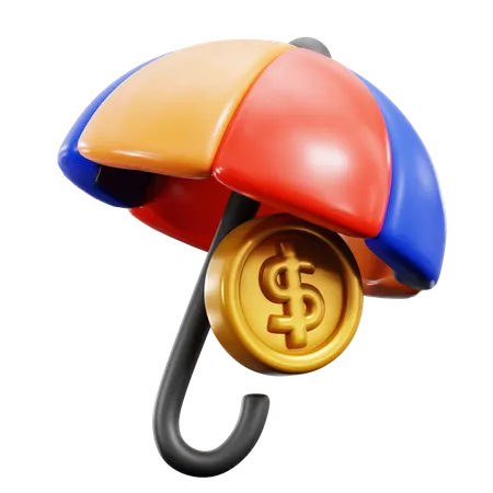 Parapluie d'assurance  3D Icon