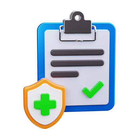 Assurance santé  3D Icon