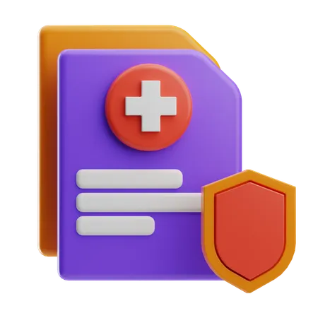 Assurance santé  3D Icon