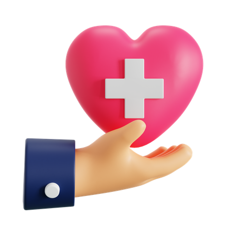 Assurance santé  3D Icon