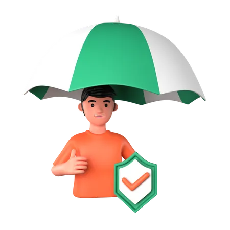 Assurance-vie  3D Icon