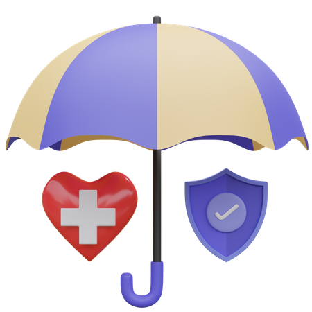 Assurance-vie  3D Icon