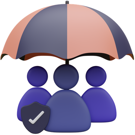 Assurance-vie  3D Icon