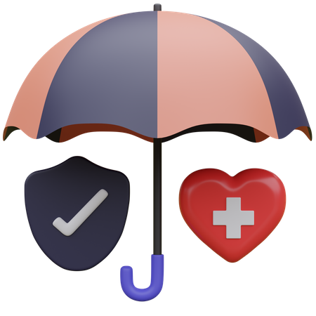 Assurance-vie  3D Icon