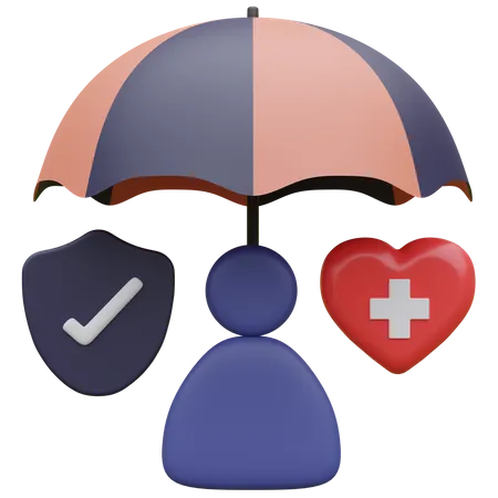 Assurance-vie  3D Icon