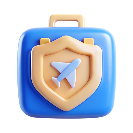 Assurance voyage  3D Icon
