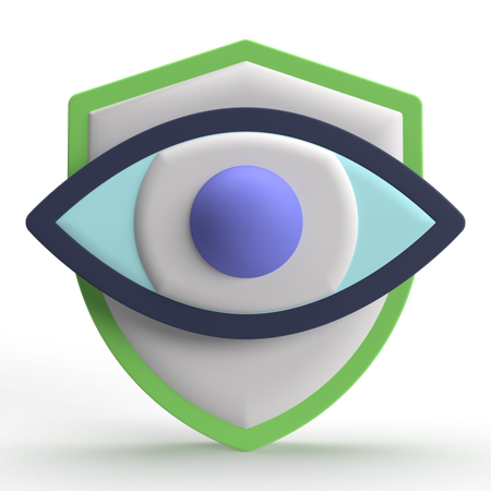 Assurance oculaire  3D Icon