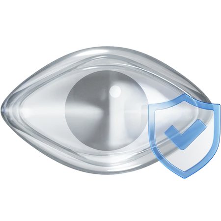 Assurance oculaire  3D Icon