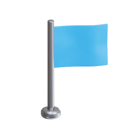 Asta de bandera  3D Icon