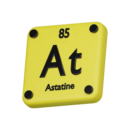 Astatine Element 3 D Icon 3D Icon
