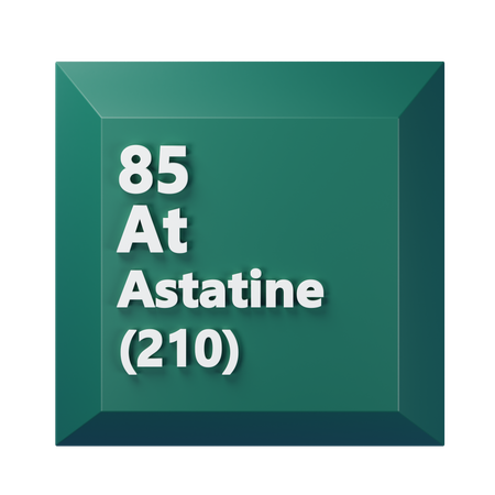 アスタチン  3D Icon