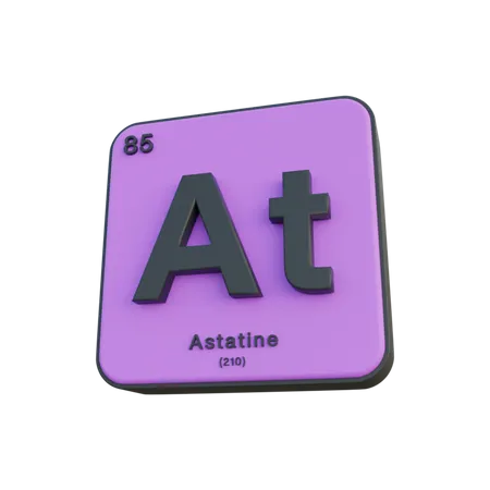 Astate  3D Illustration