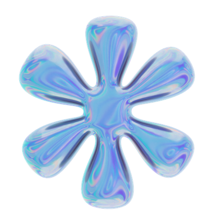 Asteriks  3D Icon
