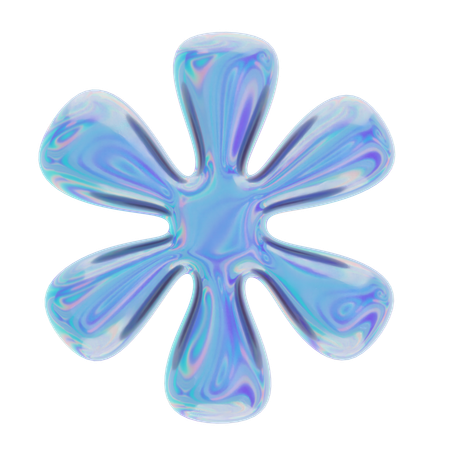 Asteriks  3D Icon