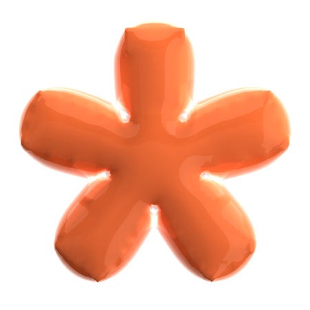 Asterisk  3D Icon