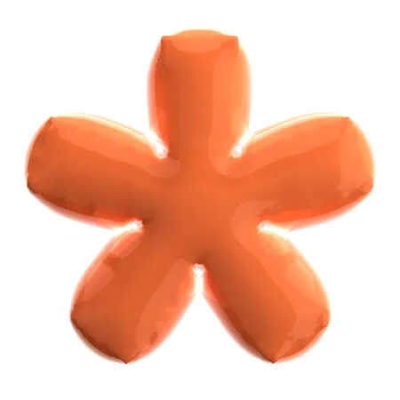 Asterisk  3D Icon