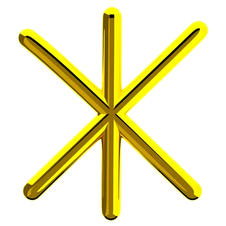 Asterisk  3D Icon