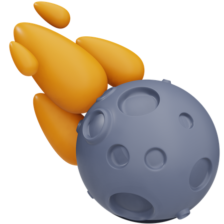 Asteroid  3D Icon