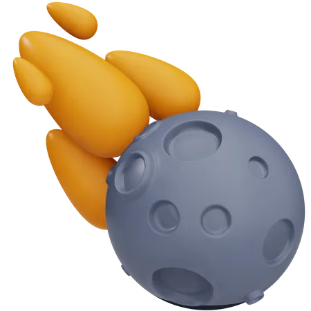 Asteroid  3D Icon