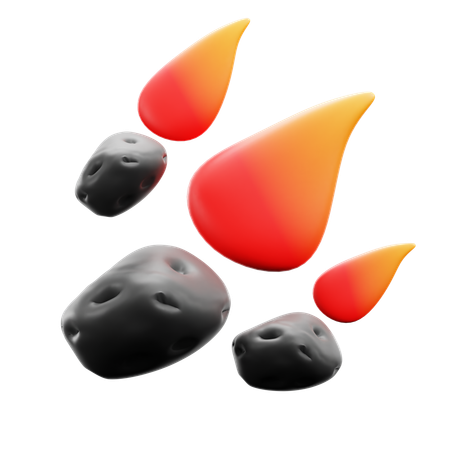 Asteroid  3D Icon