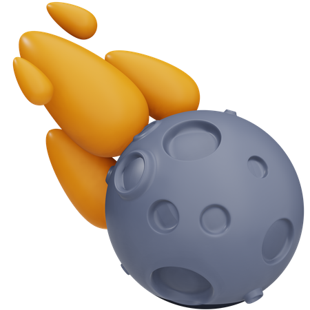 Asteroid  3D Icon