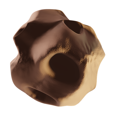 Asteroid 3D Icon