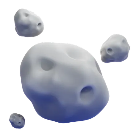 Asteroide  3D Icon