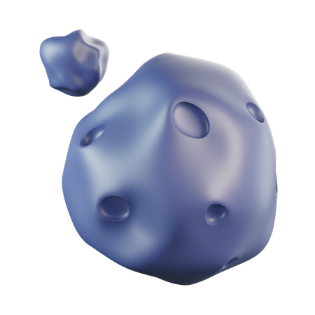 Asteroide  3D Icon