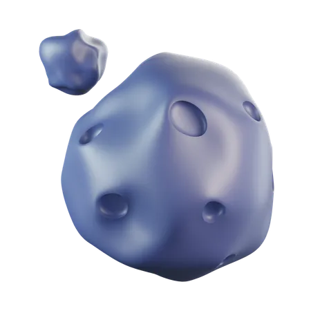 Asteroide  3D Icon