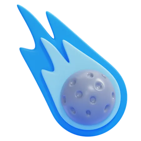 Asteroide  3D Icon