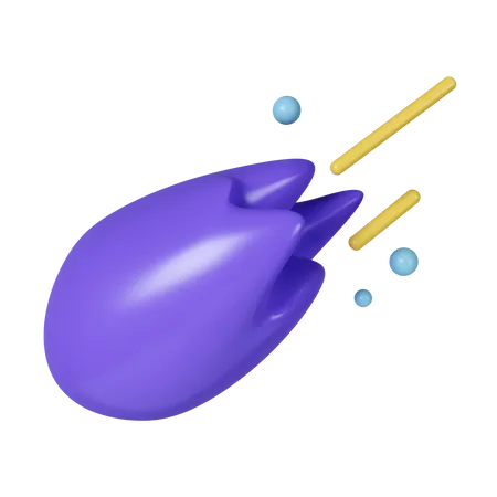 Asteroide  3D Icon