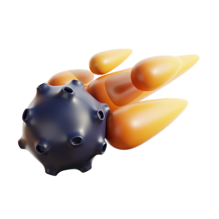 Asteroide  3D Icon