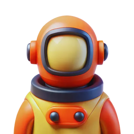 宇宙飛行士  3D Icon