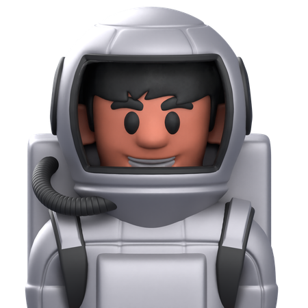 宇宙飛行士  3D Icon