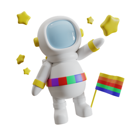 Astronaut  3D Icon