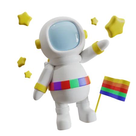 Astronaut  3D Icon