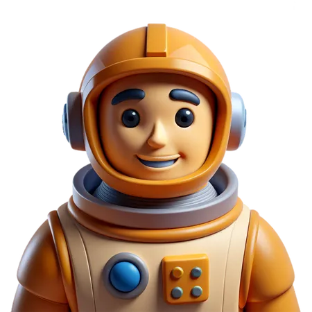 Astronaut  3D Icon