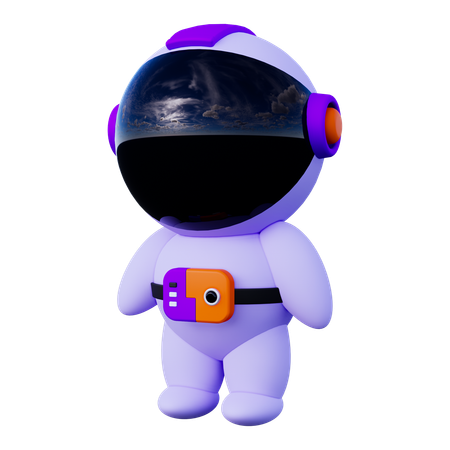 Astronaut  3D Icon