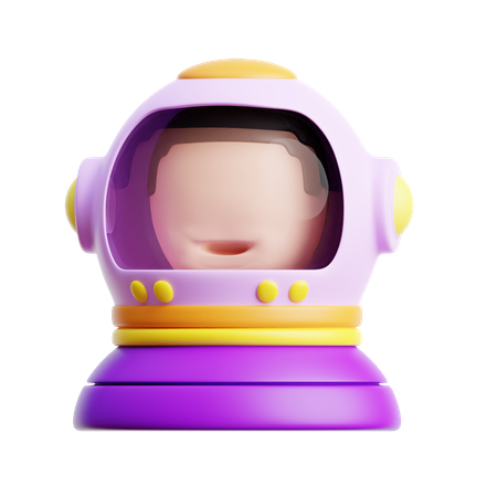 Astronaut  3D Icon