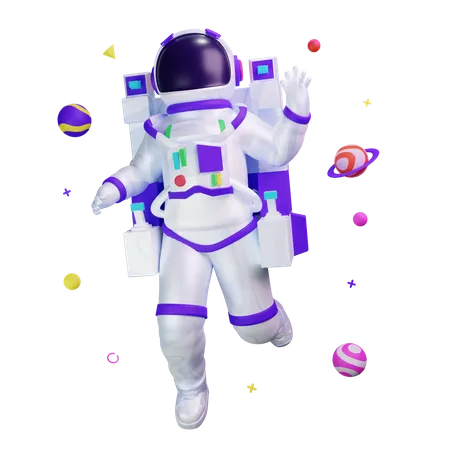 Astronaut  3D Icon