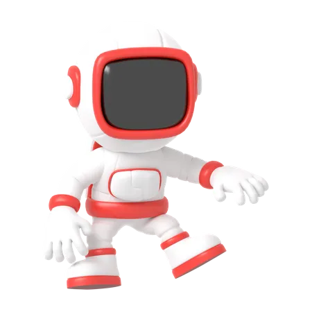 Astronaut  3D Illustration