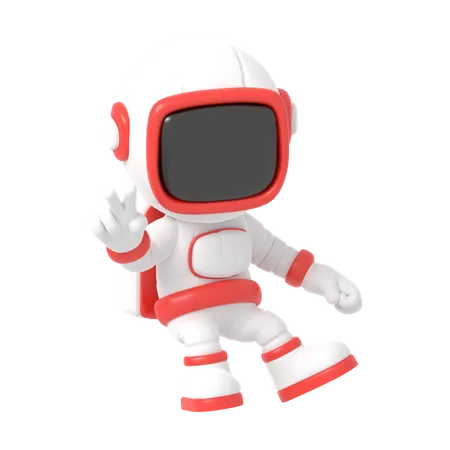 Astronaut  3D Illustration