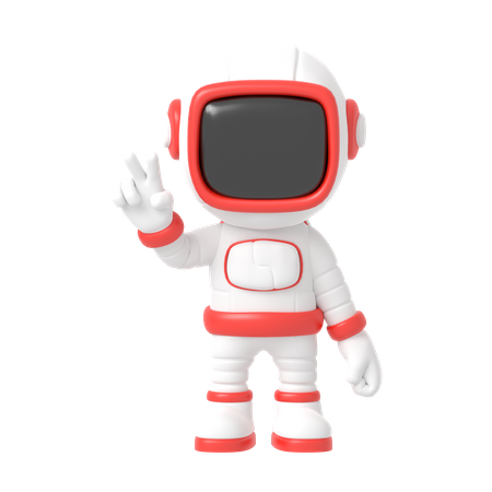 Astronaut  3D Illustration