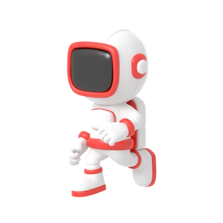 Cartoon Astronaut 3 D Rendering Illustration 3D Illustration