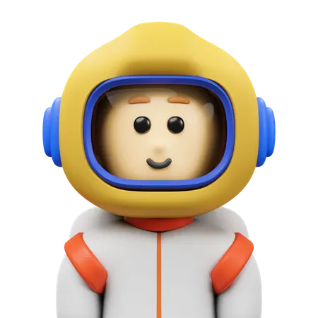 Astronaut Avatar  3D Icon