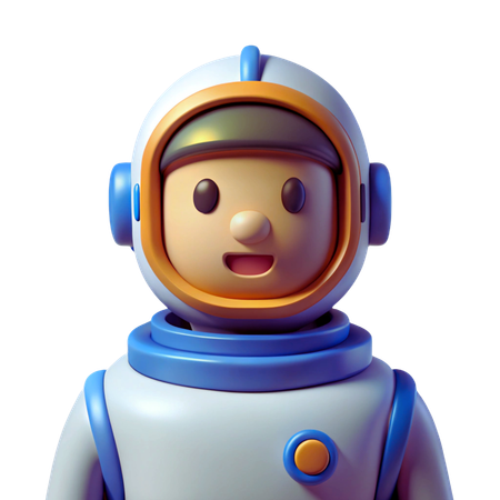 Astronaut Avatar  3D Icon