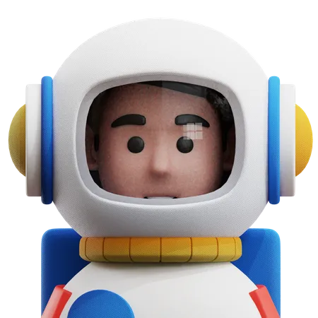 Astronaut Avatar  3D Icon