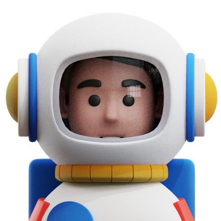 Astronaut Avatar 3D Icon