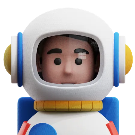 Astronaut Avatar 3D Icon