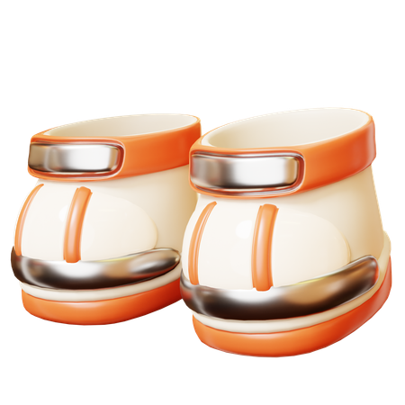 Astronaut Boots  3D Icon